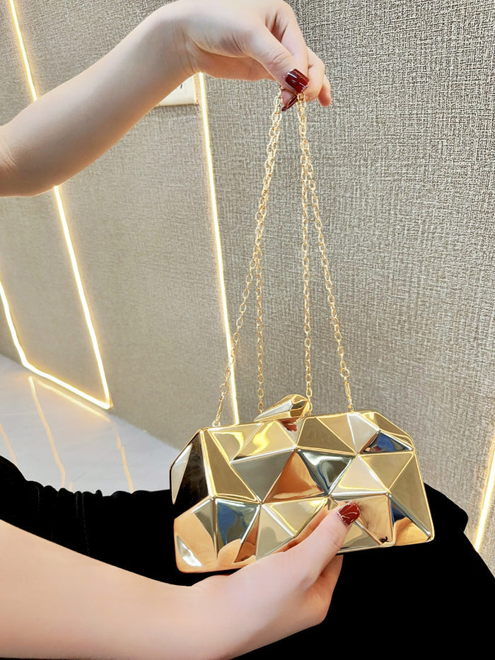 CL1245 - Luxury Golden Evening Dress Clutch