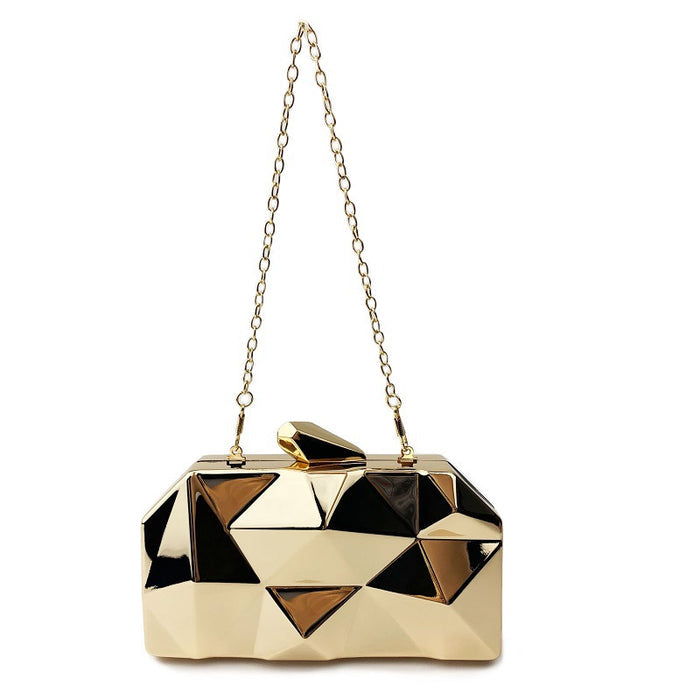 CL1245 - Luxury Golden Evening Dress Clutch