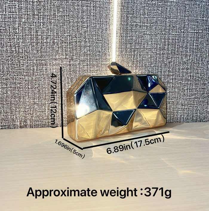 CL1245 - Luxury Golden Evening Dress Clutch