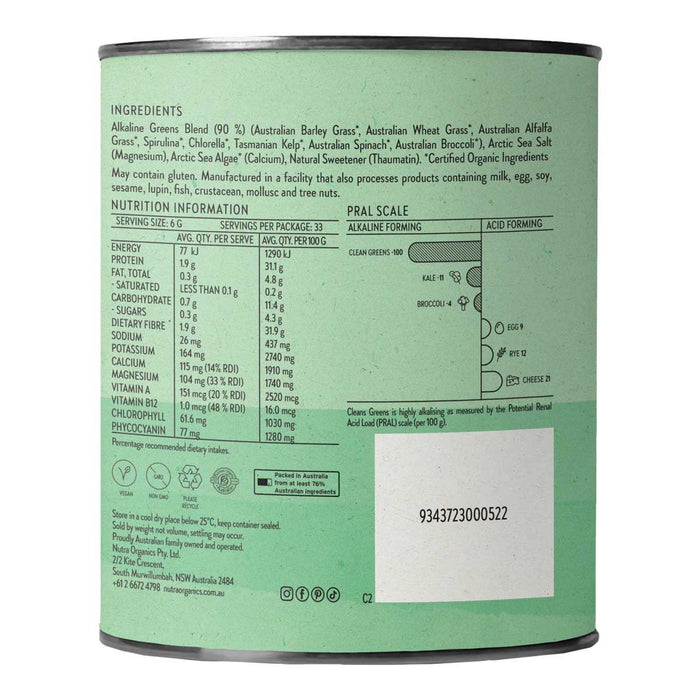 Nutra Organics Clean Greens _2