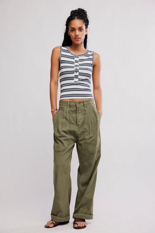 Clover Dropped Trouser - Adventurer