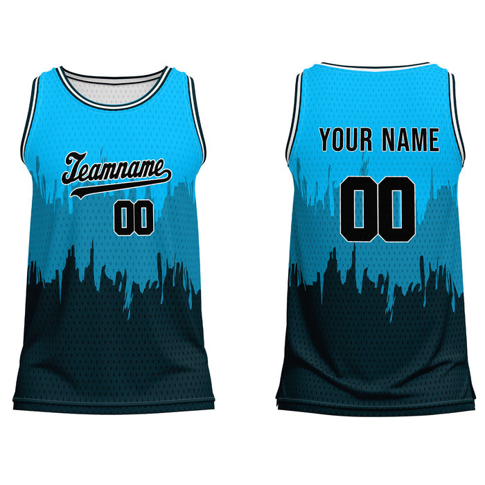 Custom Basketball Tank Top - Abstract Grunge - Personalized Top