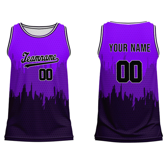 Custom Basketball Tank Top - Abstract Grunge - Personalized Top