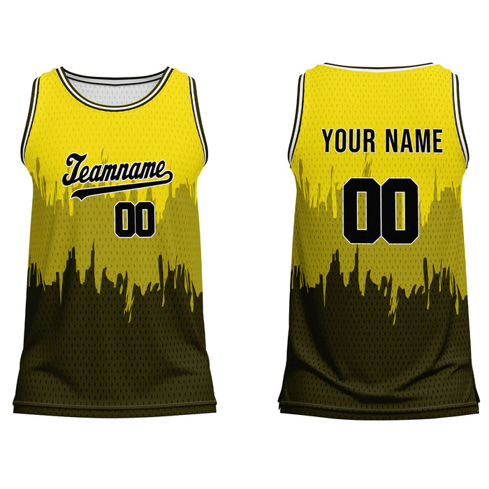 Custom Basketball Tank Top - Abstract Grunge - Personalized Top