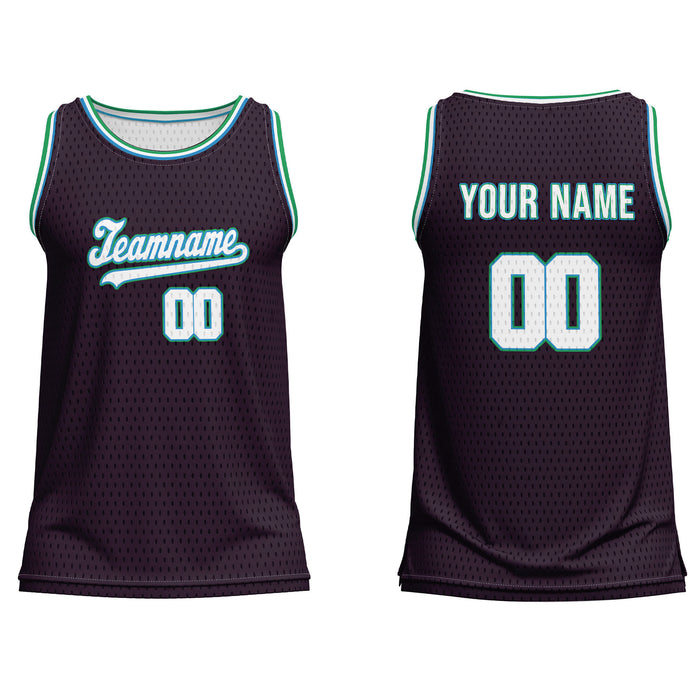 Custom Basketball Tank Top - Dark Tone - Personalized Jersey