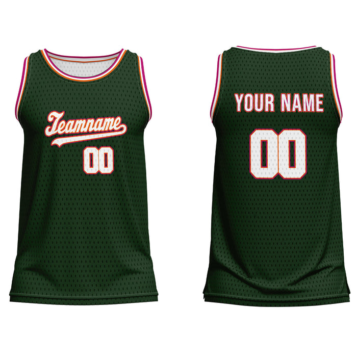 Custom Basketball Tank Top - Dark Tone - Personalized Jersey