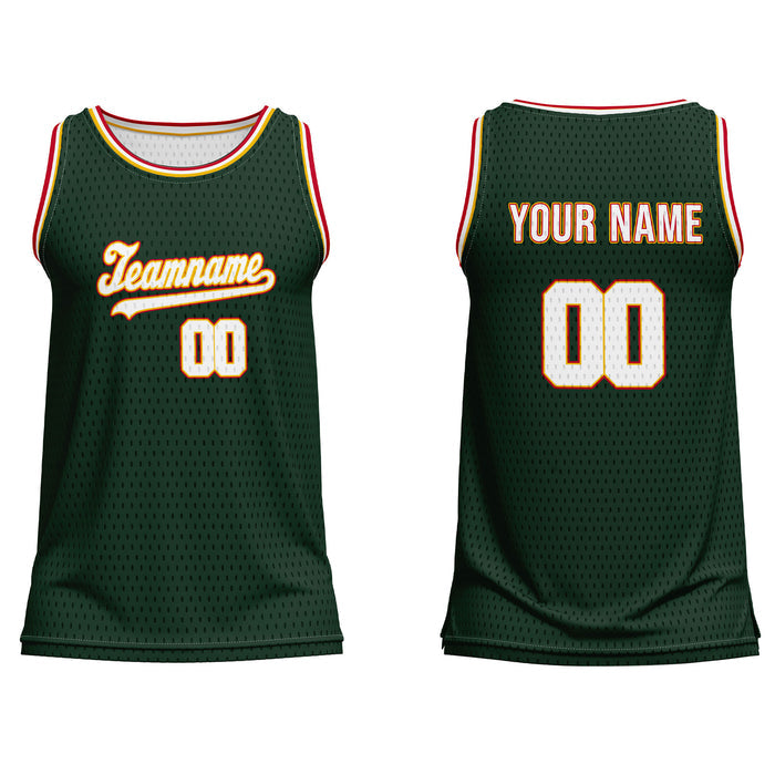 Custom Basketball Tank Top - Dark Tone - Personalized Jersey