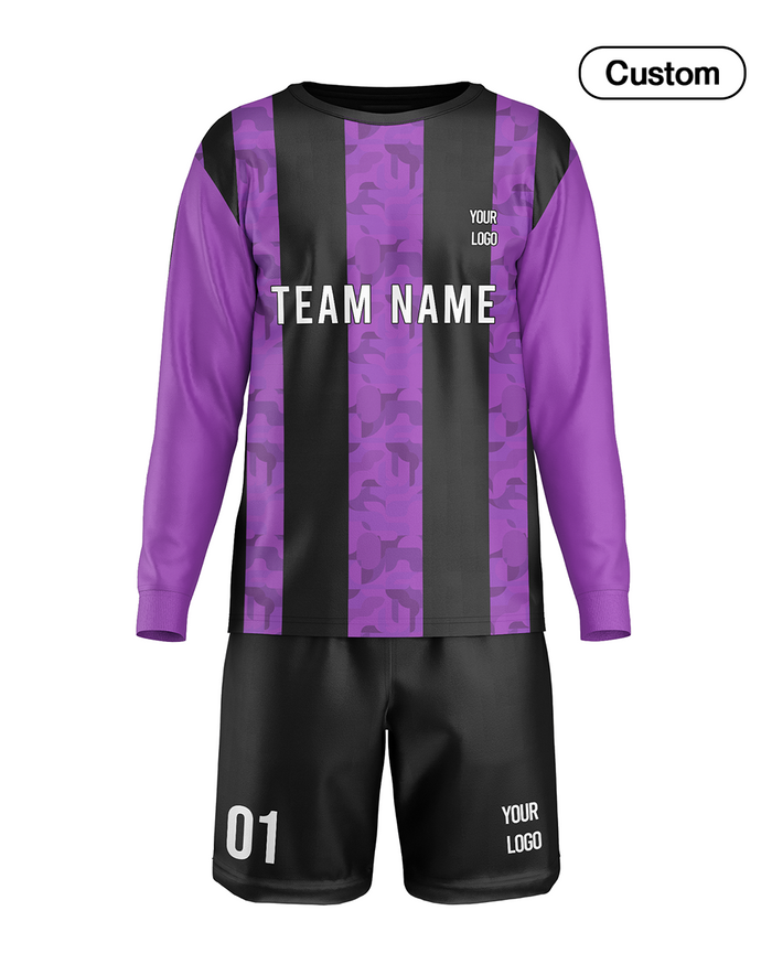 Custom Soccer Goalkeeper Uniform - Duo Stripe - Personalized