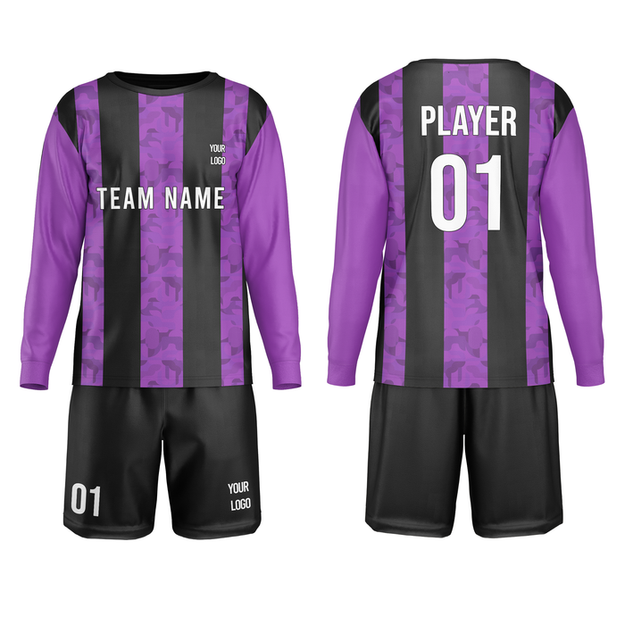 Custom Soccer Goalkeeper Uniform - Duo Stripe - Personalized