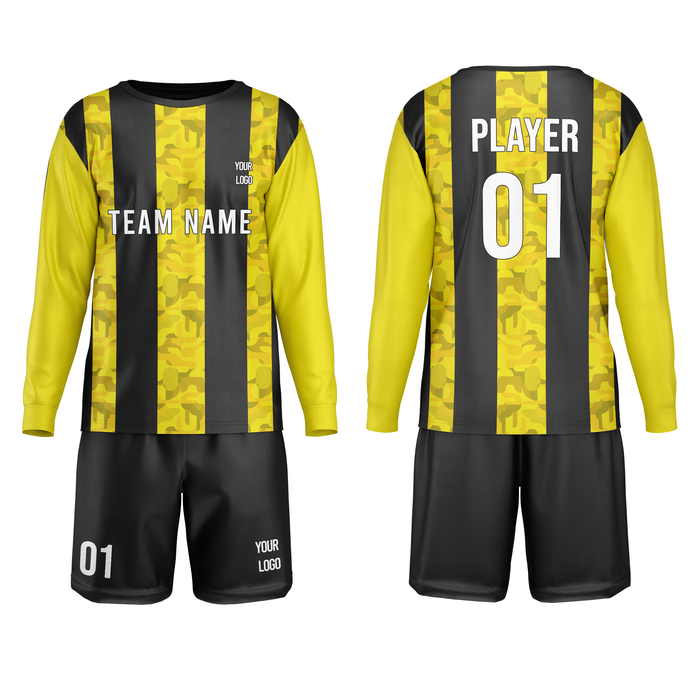 Custom Soccer Goalkeeper Uniform - Duo Stripe - Personalized