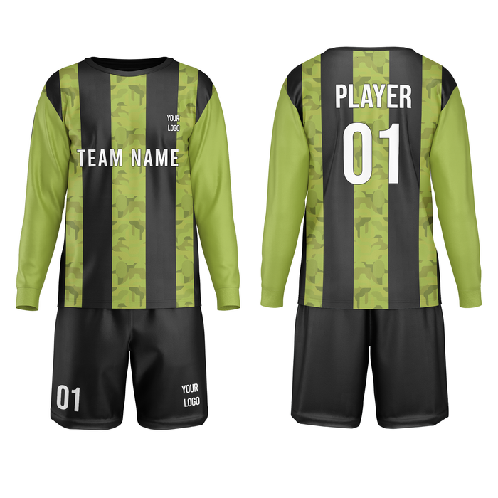 Custom Soccer Goalkeeper Uniform - Duo Stripe - Personalized
