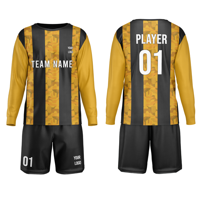 Custom Soccer Goalkeeper Uniform - Duo Stripe - Personalized
