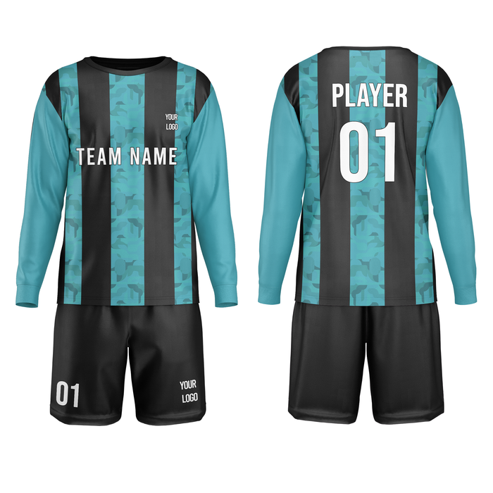 Custom Soccer Goalkeeper Uniform - Duo Stripe - Personalized