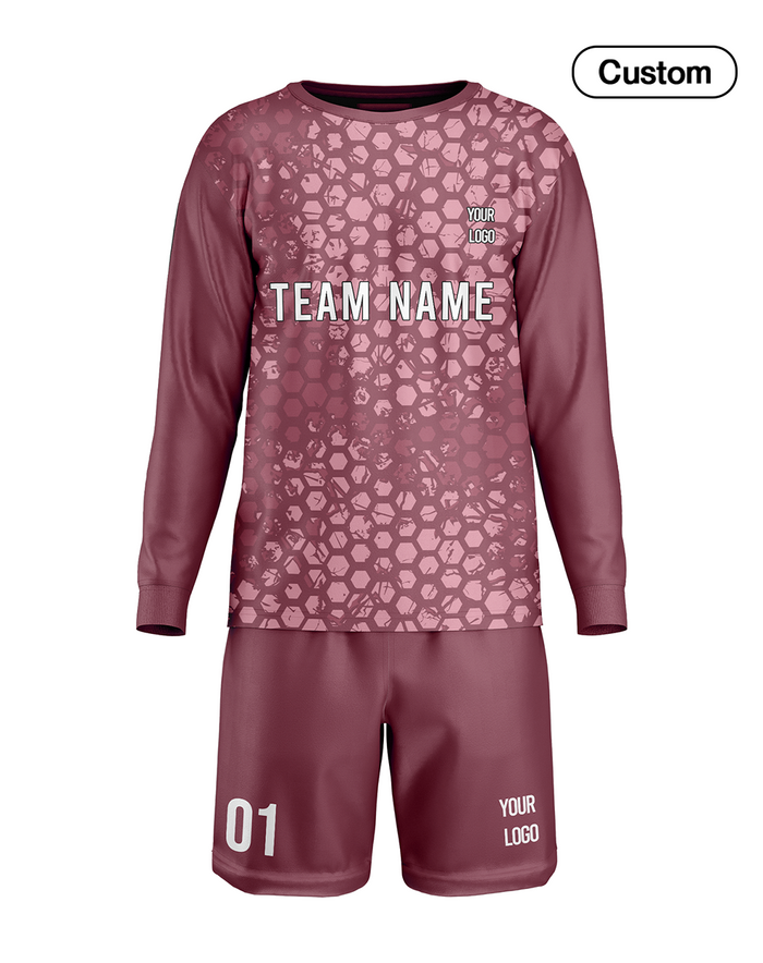 Custom Soccer Goalkeeper Uniform - Honeycomb - Personalized Kit
