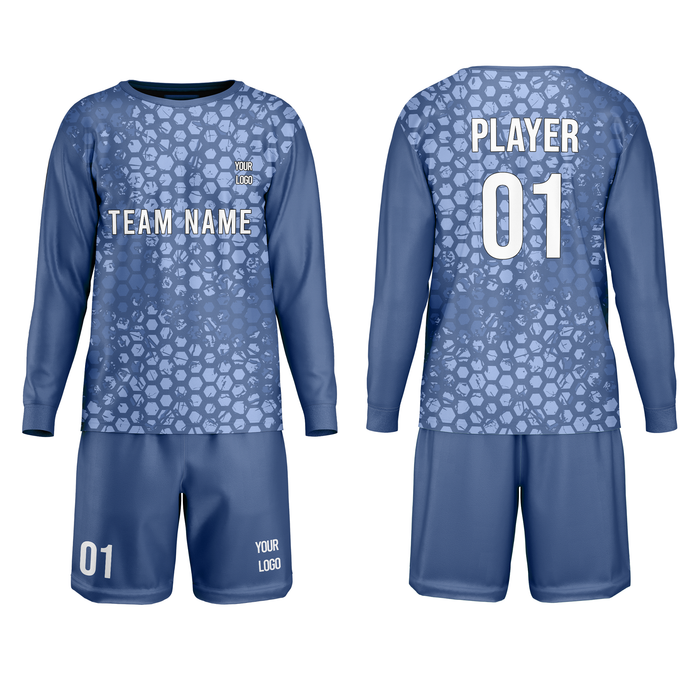 Custom Soccer Goalkeeper Uniform - Honeycomb - Personalized Kit