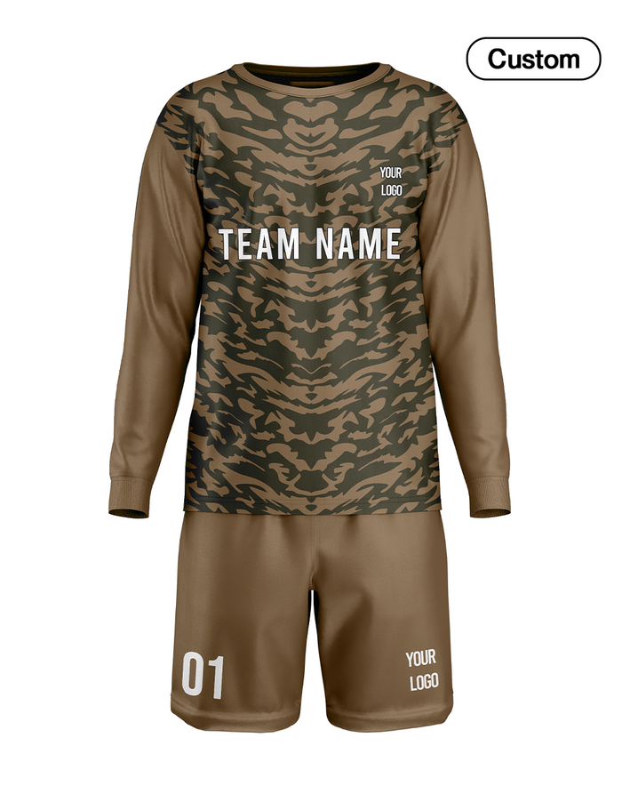Custom Soccer Goalkeeper Uniform - Pattern - Personalized Kit