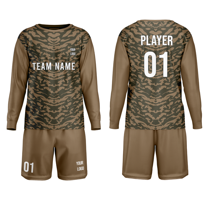 Custom Soccer Goalkeeper Uniform - Pattern - Personalized Kit