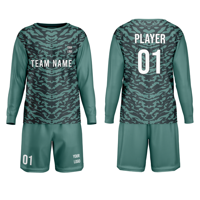 Custom Soccer Goalkeeper Uniform - Pattern - Personalized Kit