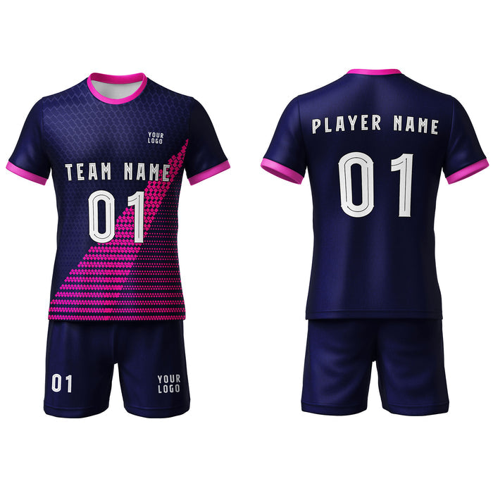 Custom Soccer Uniform - Accent Design - Personalized Uniform