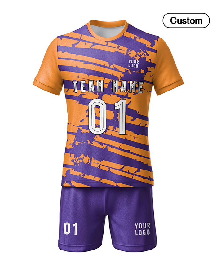 Custom Soccer Uniform - Duotone Splash Personalized Kit