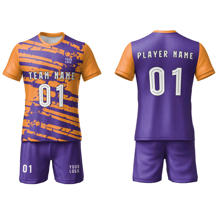Custom Soccer Uniform - Duotone Splash Personalized Kit