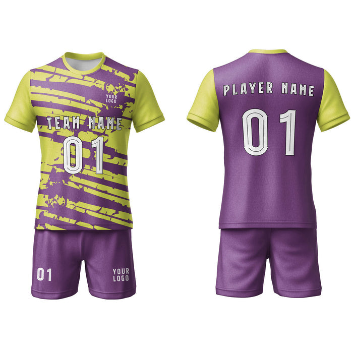 Custom Soccer Uniform - Duotone Splash Personalized Kit