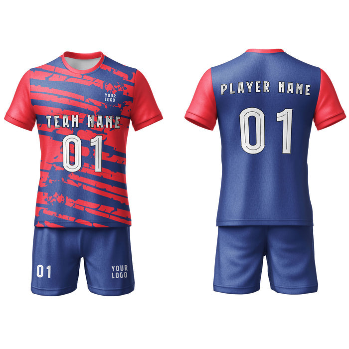 Custom Soccer Uniform - Duotone Splash Personalized Kit