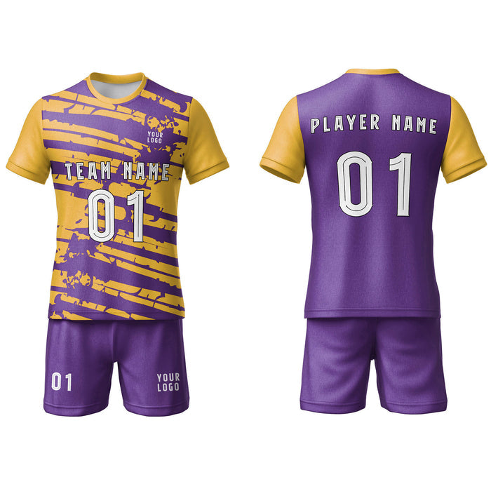 Custom Soccer Uniform - Duotone Splash Personalized Kit