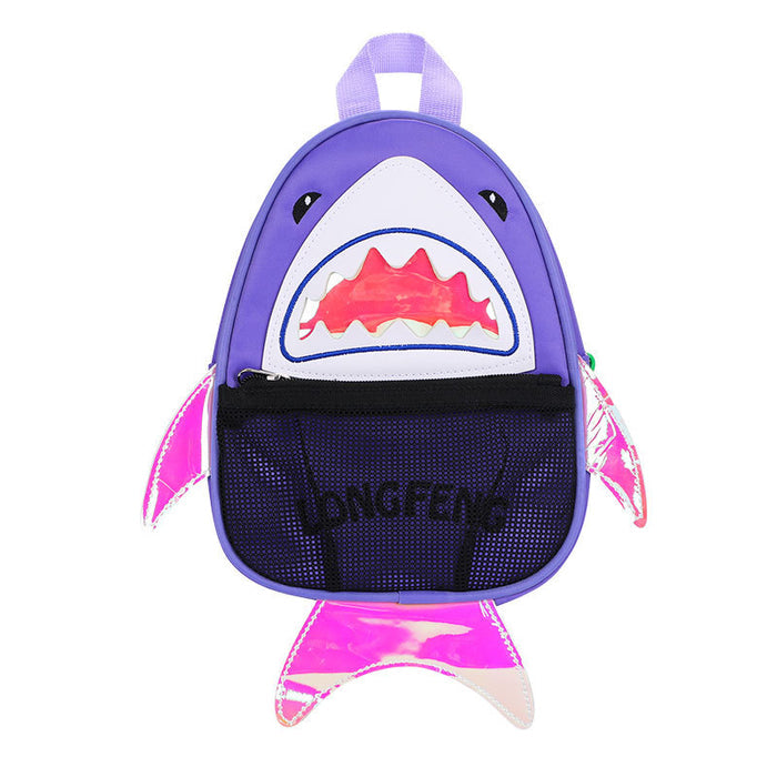 Cute Shark Kids Backpack Lightweight School Bag For Kindergarten Children