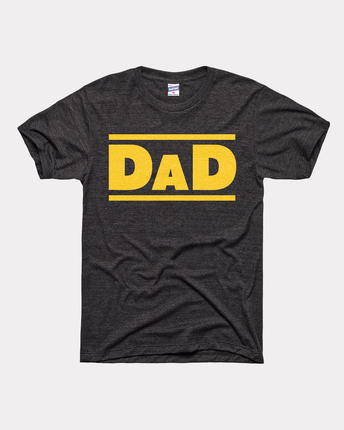 Dad Stacked Vintage Black T-Shirt