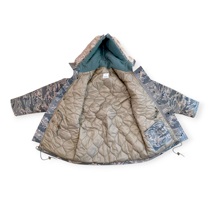 Dakota Outerwear Co. N-3B Parka ABU and Woodland Camouflage with Faux Fur Lined Hood