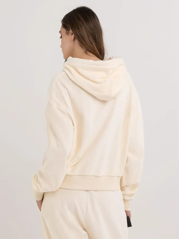 DÁMSKÁ REPLAY ŽINILKOVÁ OVERSIZED MIKINA S KAPUCÍ