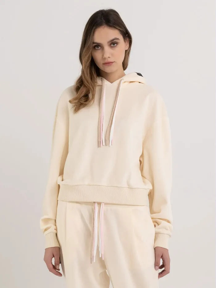 DÁMSKÁ REPLAY ŽINILKOVÁ OVERSIZED MIKINA S KAPUCÍ