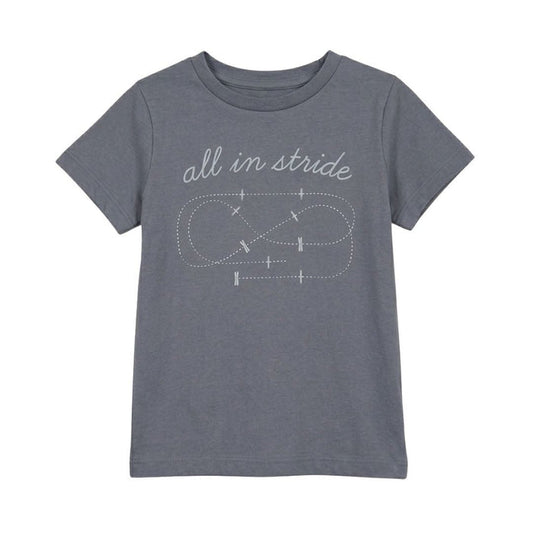 Dapplebay Kids All In Stride Tee-Moonrise