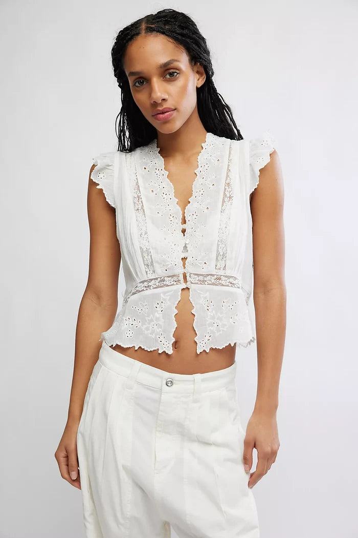 Day Dreamer Top - Ivory