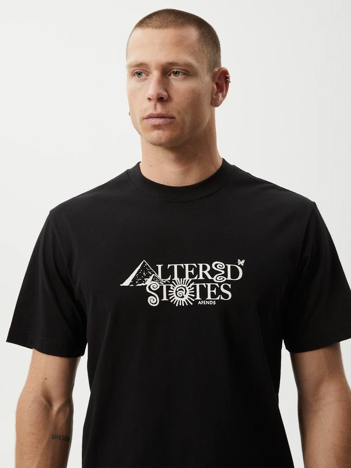 Deep State - Recycled Heavy Weight Retro Fit Tee | Black-Image 5