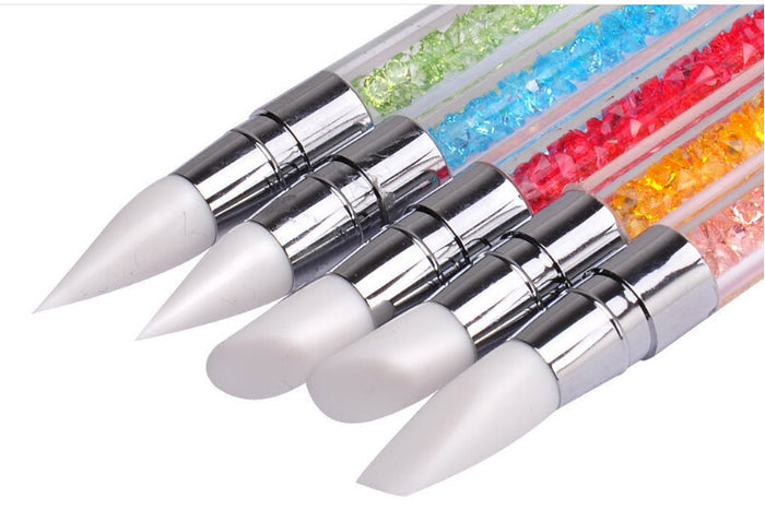Diamond Silicone Pen Set 5pc