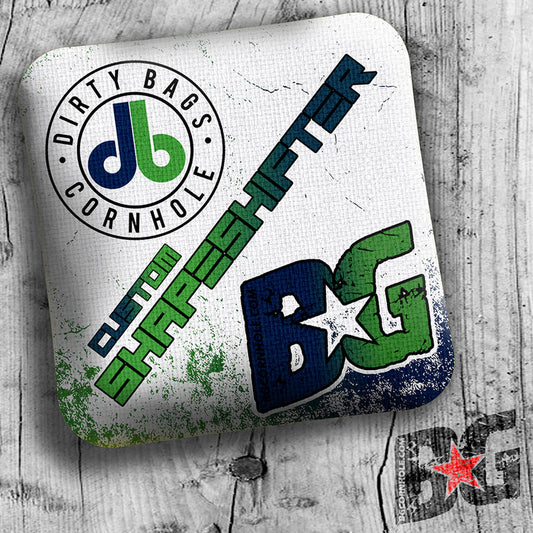 DIRTY BAGS CORNHOLE CUSTOM BG SHAPESHIFTER - SET OF 4 BAGS - ACL COMP
