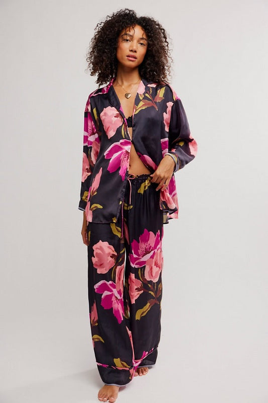 Dreamy Days Pajama Set - Blackend