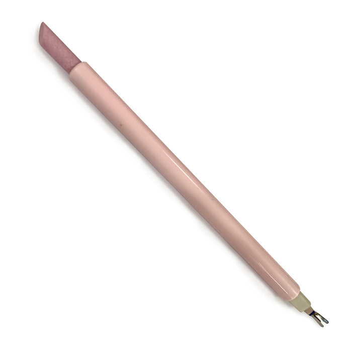 Dual end Pink Cuticle Stone with Cutter
