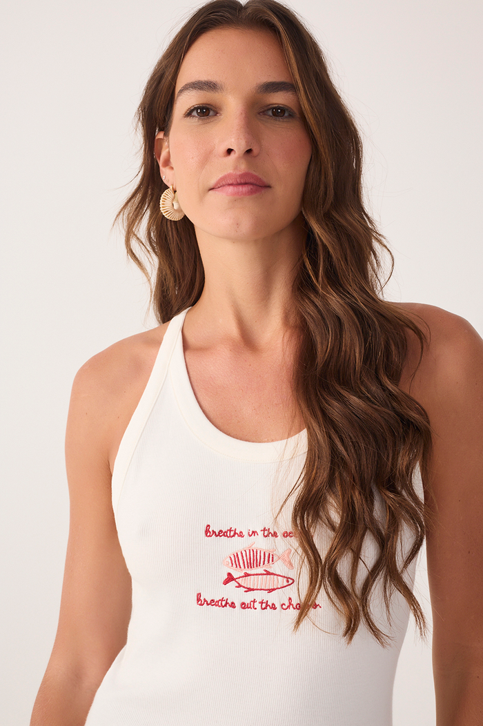 Embroidered Ocean Tank Top_5