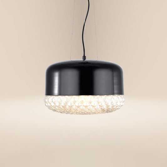 Enzo Pendant Light | Black/Clear