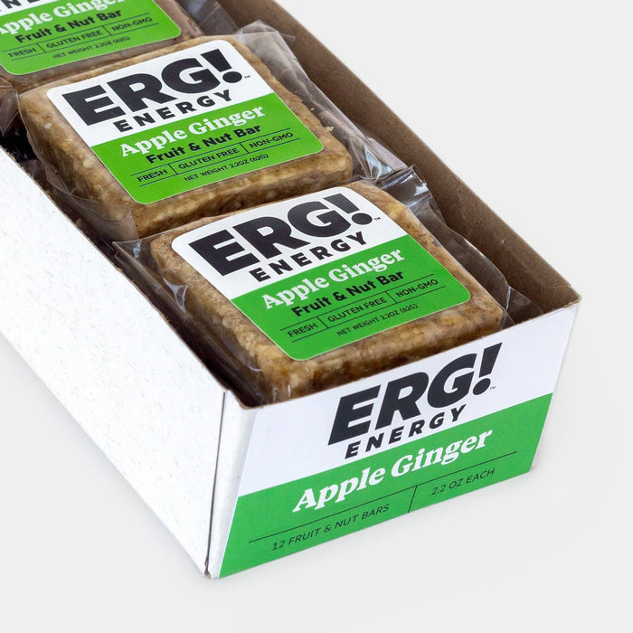 ERG! Bars - Apple Ginger ERG! - Box of 12 Bars