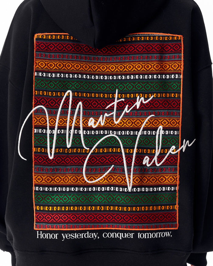 Ethnosign Oversized Black Hoodie For Women (8)