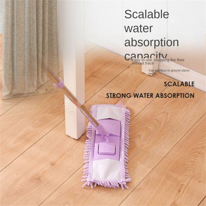 Flat Microfiber Squeeze Mop With Long Handle