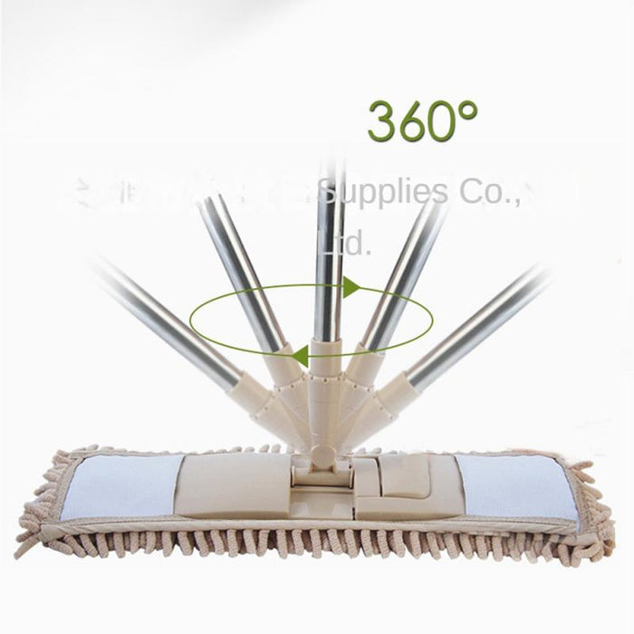 Flat Microfiber Squeeze Mop With Long Handle