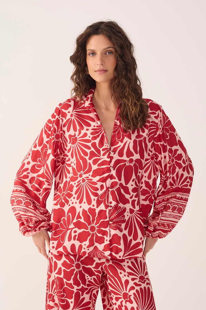 Flora Print Shirt Tunic_6
