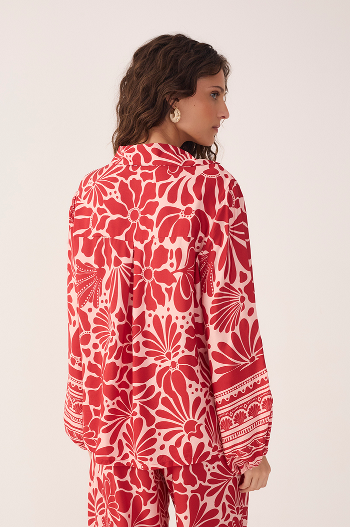 Flora Print Shirt Tunic_7
