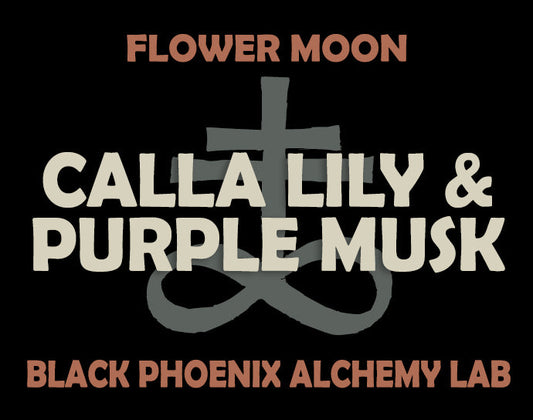 Flower Moon: Calla Lily and Purple Musk Perfume Oil