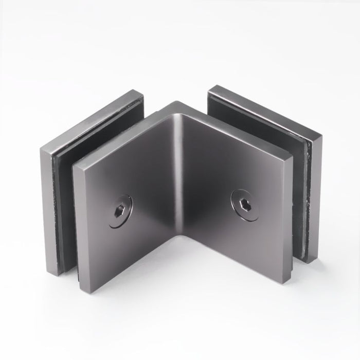 Frameless shower glass BRACKET SQUARE GLASS TO GLASS 90 Degrees - Image 9